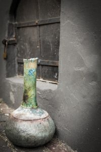 váza türkiz nyakkal